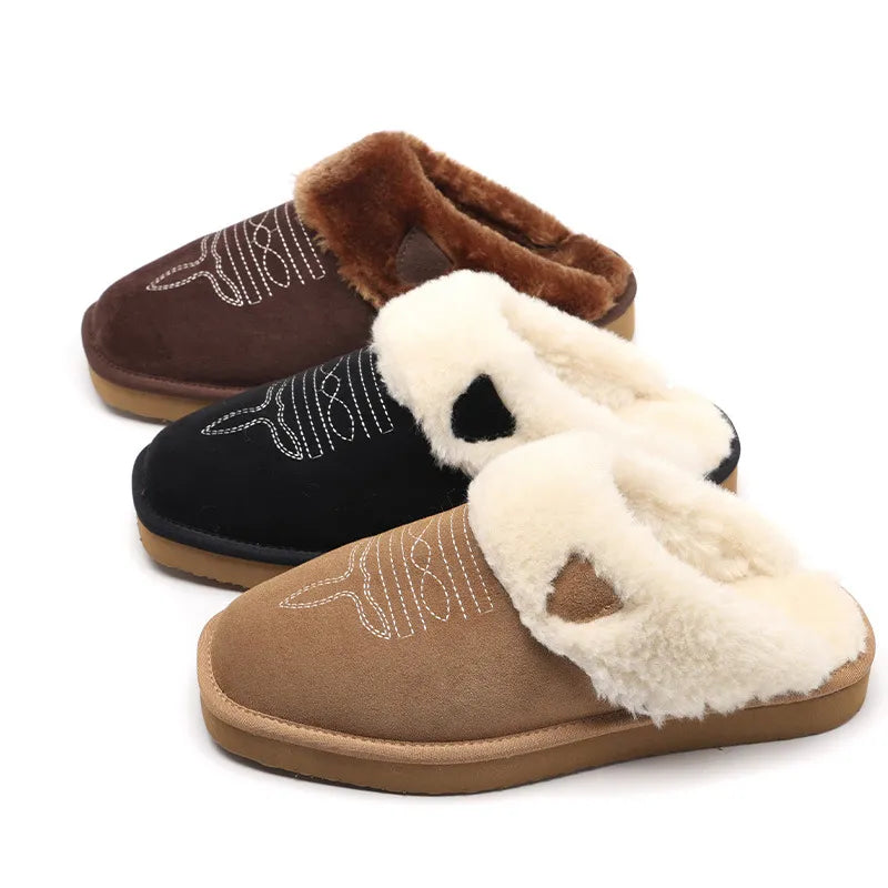 CowgirlCozys™ Western Fuzzy Slippers