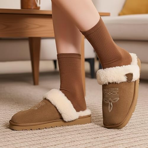 CowgirlCozys™ Western Fuzzy Slippers